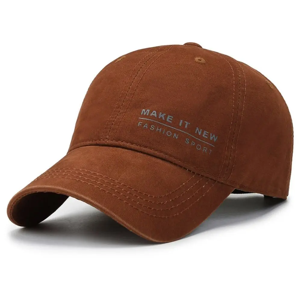 Baseballkappe mit Buchstaben-Stickerei, verstellbare Schirmmütze aus reiner Baumwolle, Snapback, Sonnenschutz, Casquette für Männer und Frauen, Unisex – Detail 3