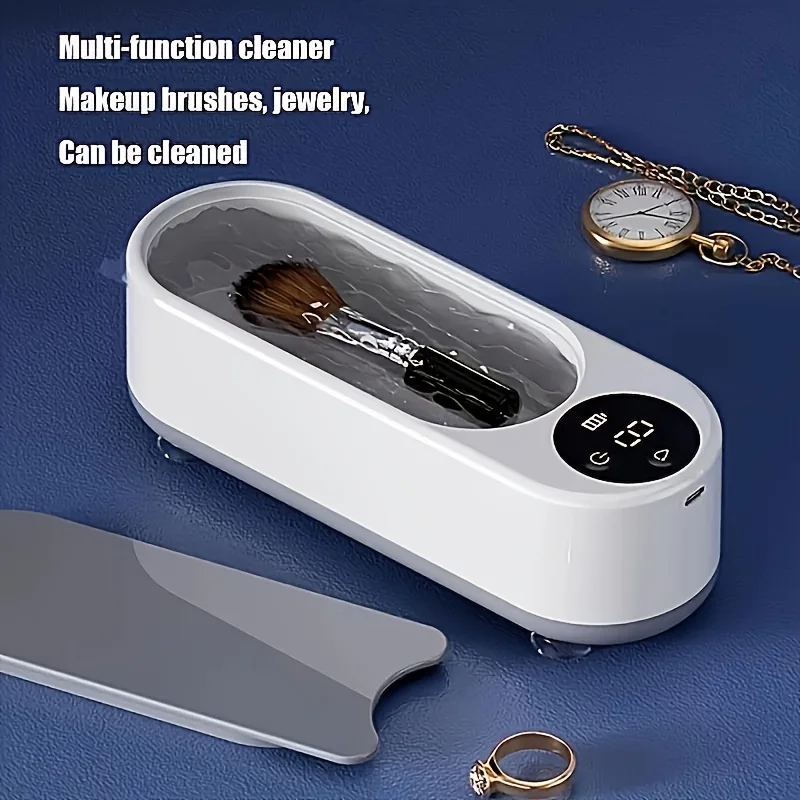 360Wireless Sonic Cleaning Device Glasses Cleaner Jewelry Braces Watch Cleaner Sonic VibrationUSBCharging