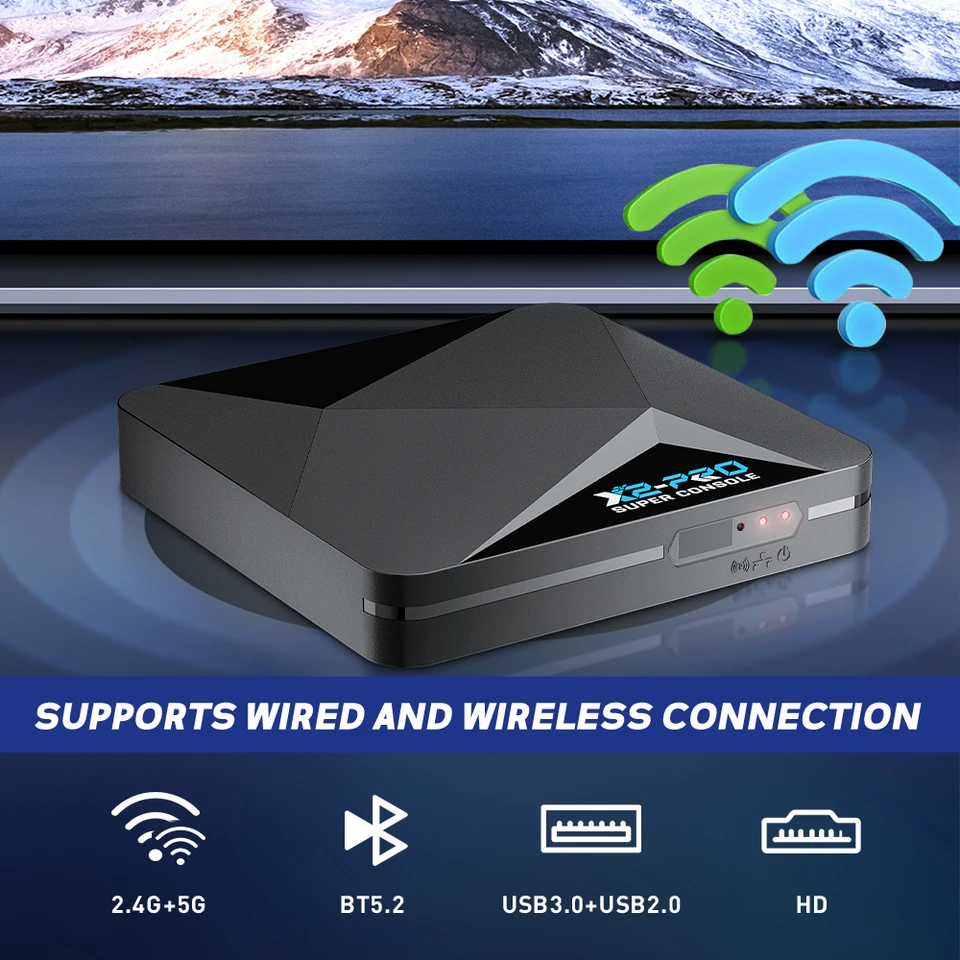 スーパー コンソール X2 プロ レトロ ビデオ ゲーム コンソール 100000