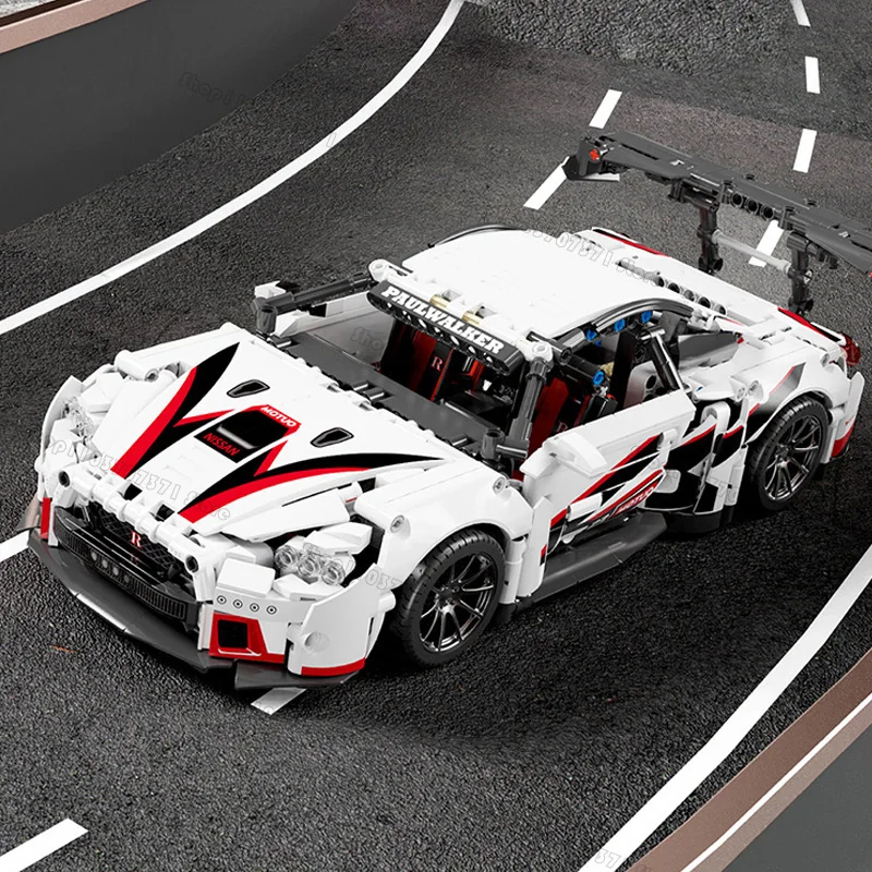 Assemble Toy 1:14 Building Blocks Compatible Concept White Sports Car Super Racing Building Blocks Brick Model 1209pcs