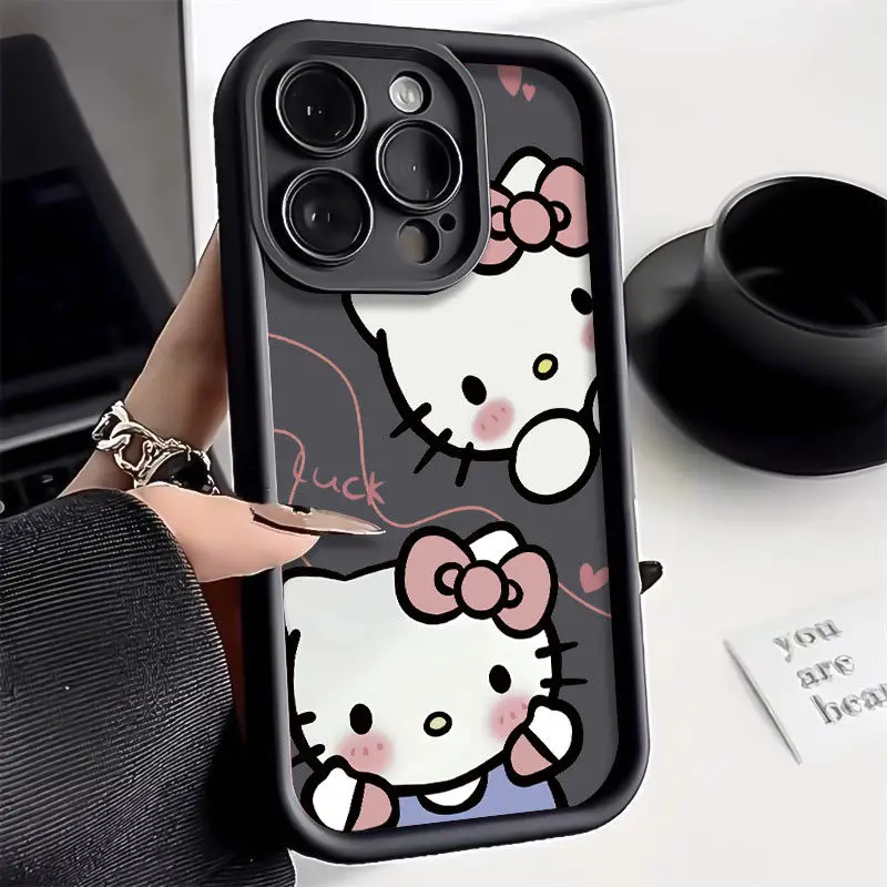 thumbnail image 1 of Sanrio funda de Hello Kitty para Samsung Galaxy, S23, S22, S21 Ultra Plus, S20 FE, A54, A53, A52, A52S, A51, A50, A50S, A34, A33, A32, 5G, 4G, 1 of 5