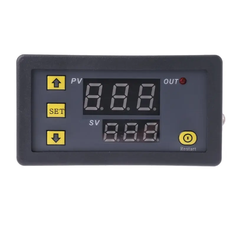 

High Temperature K Type Thermostat Digital Temperature Controller Heating/Cooling Measuring -60~500℃ 12V 40JE