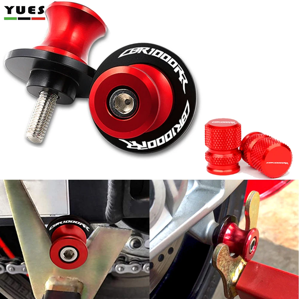 Motorcycle Tire Valve Caps & Swingarm Sliders Spools - 8MM Accessories