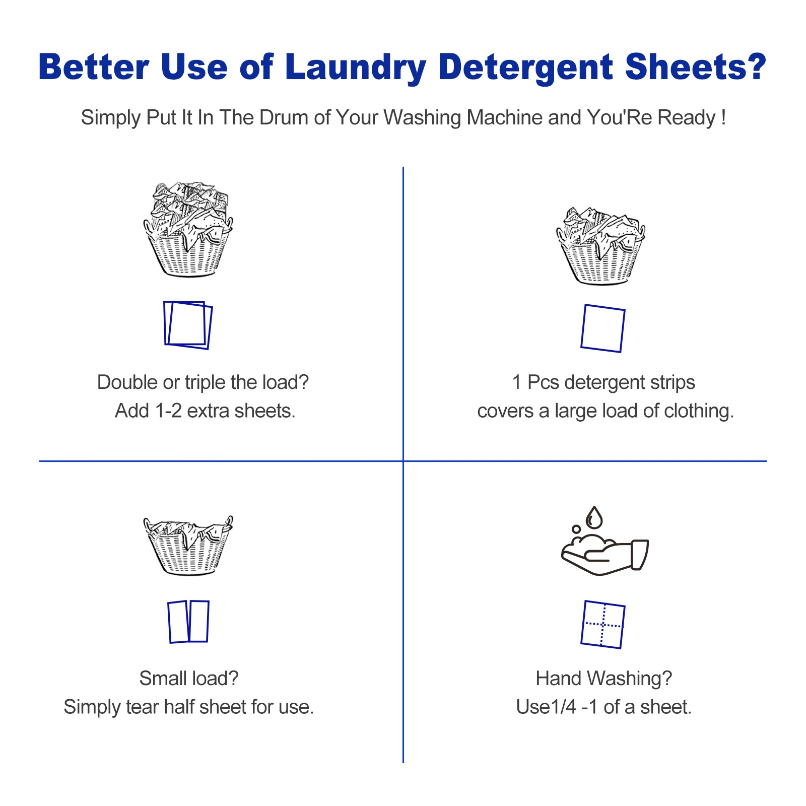 120Pcs DR. EASY-Laundry Detergent Sheets Clothes Sheets Anti-String Mixing Color Absorption Washing Household Accessories