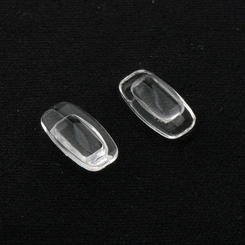 Glasses Nose Pads 50Pairs(100pcs) 5.6x10.7mm Silicone Eyewear Nose pad Repair Accessory Push in CY062