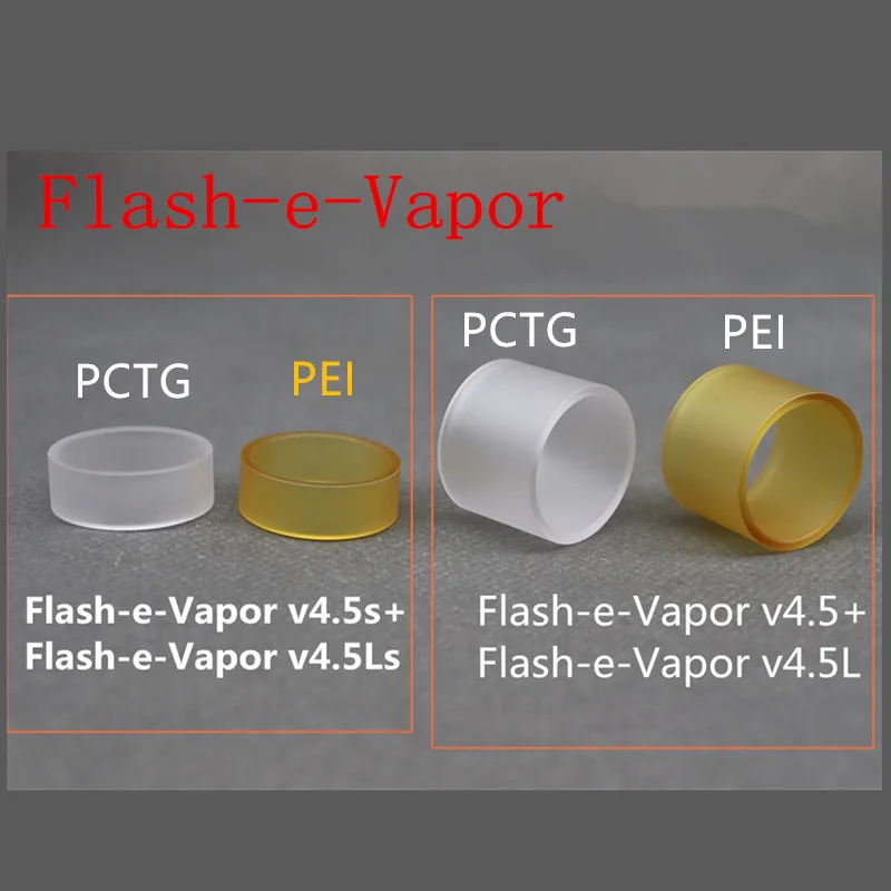 

Flash-e-Vapor V4.5S + / V4.5LS / V4.5 + / v4.5L PCTG PEI трубчатые мерные чашки плюс Flash e Vapor FEV-e 4,5 мл