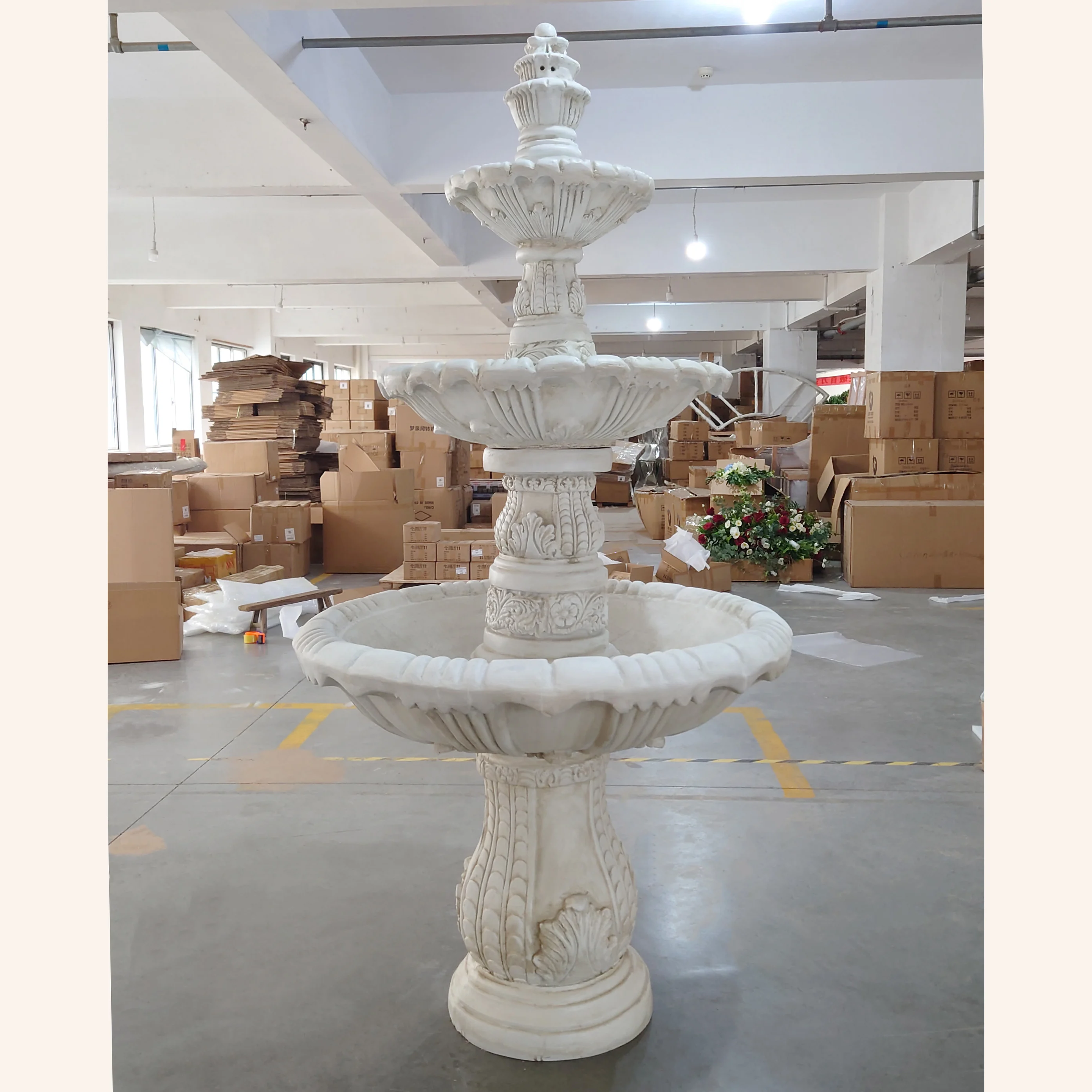 

BJ220032 Large Roman Column Fountain Backdrop For Indoor And Garden Decoration Fountain