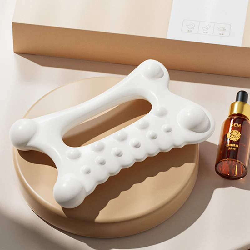 New Facial Maintenance Gua Sha Massage Board Resinous Static Free Portable Full Body Scraping Plate for Women Adults 4