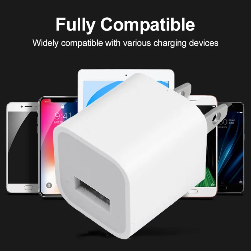 USB Wall Charger Adapter - Fast Charging Travel Adapter with US Plug