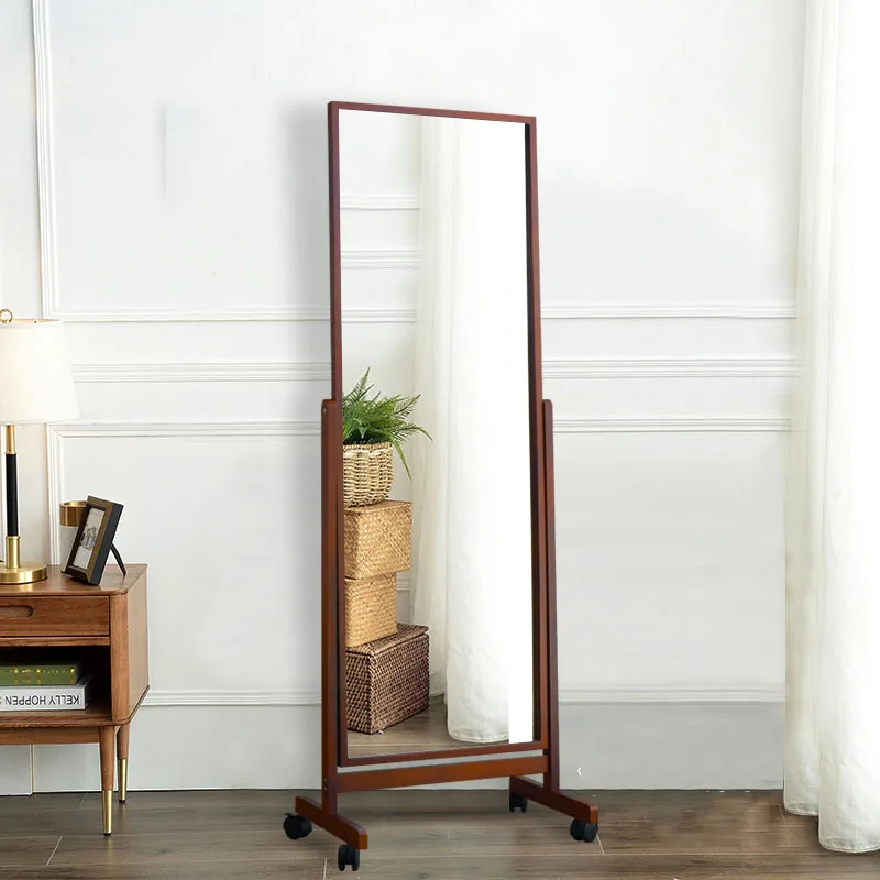 

Flexible Makeup Rectangle Wall Mirror Free Shipping Standing Long Full Length Mirror Big Espejo Cuerpo Entero Decoration Home