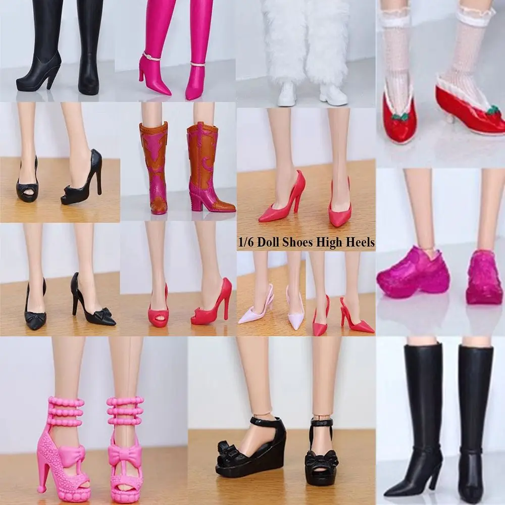 Quality16DollShoesHighHeelsSuperModel30cmFigureDollSandals