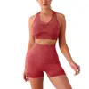Yoga Set Gym Shorts Women Sport Bras Brassiere Workout Tops for Women Yoga Clothes Fitness Leggings Gym Set Seamless Yoga Sets