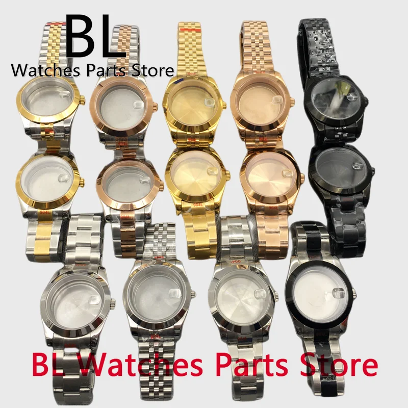 

BL 36mm/40mm Watch Case Polished Fit NH35 NH36 ETA2824 2836 Miyota8205 8215 PT5000 Mingzhu DG2813 3804 Movement Sapphire Glass