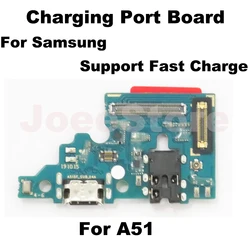 Enhanced Charging Port Board with Microphone Module & USB Fast Charge Connector Flex Cable (For A51)