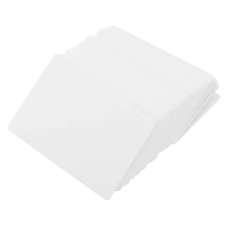 

Blank White Cardboard Paper Message Card Business Cards Word Card DIY Tag Gift Card About 100Pcs (White)