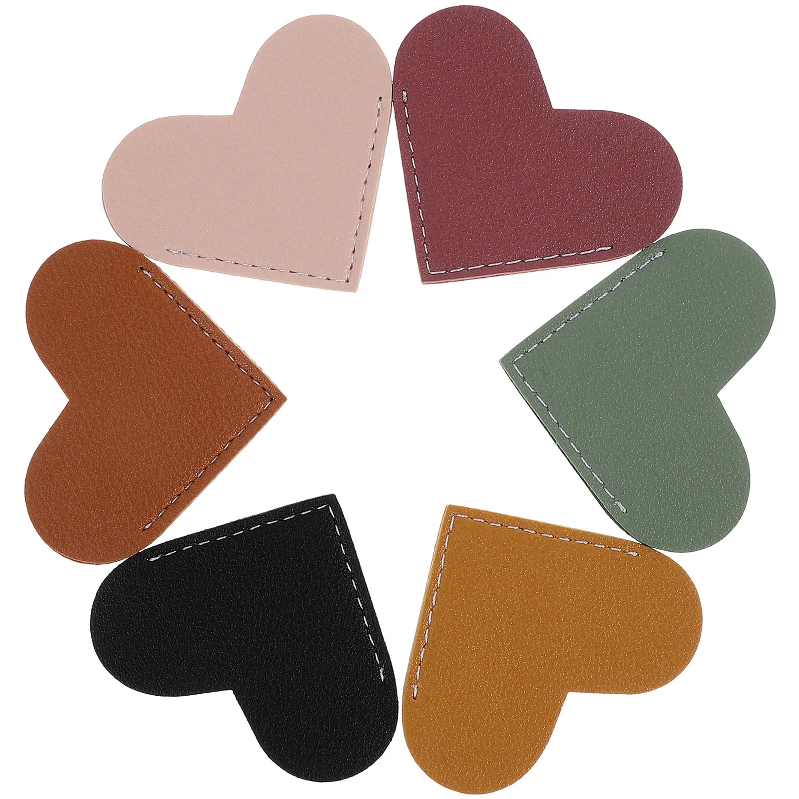 

Bookmarks For Kids Heart Bookmarks For Kids Mini-Portable Gift Heart Bookmarks For Kids Page Folder Corner Protective