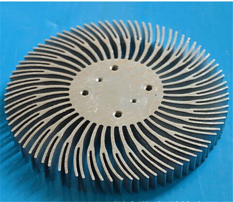 Round LED Heatsink Radiator Aluminum 10W Heat Sink Radiator for Household Lamp Replaceable