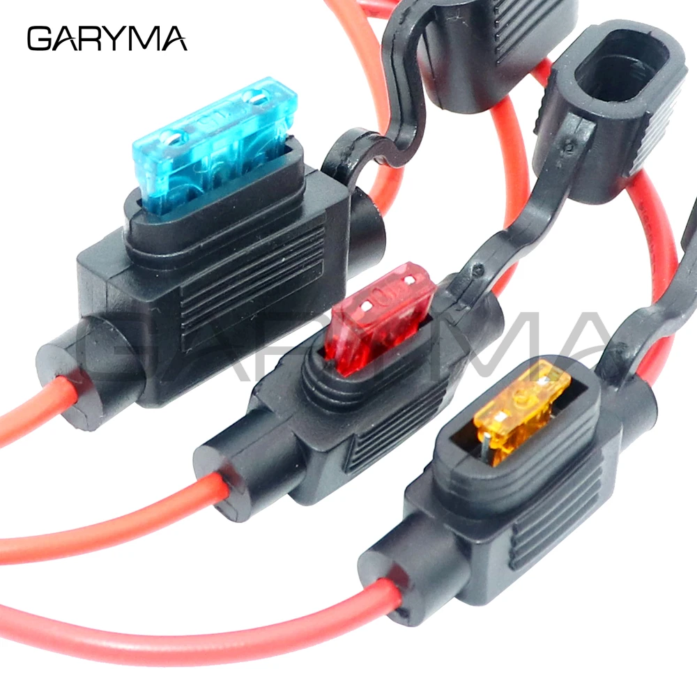 Waterproof 32v Mini Small Medium Auto Fuse Holder 18/1614/12/10awg And
