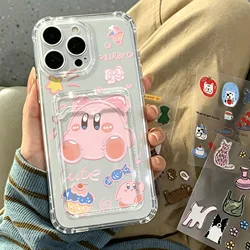 Adorable Kirbys Card Holder Phone Case with Airbag Cover - Samsung S26 Ultra 5G (TKB - KB69CH29A1)