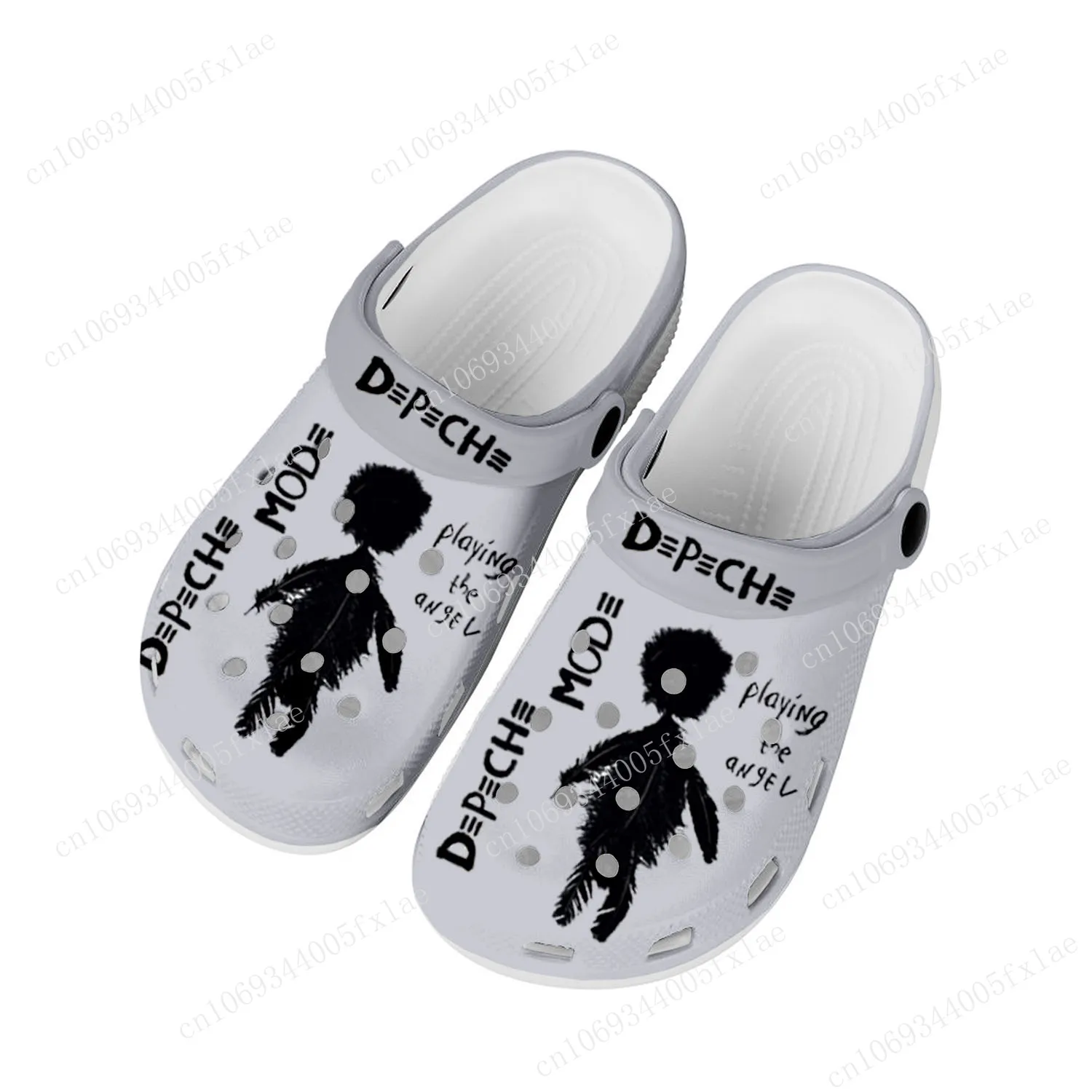 

Depeche Rock Band Mode Home Clogs Custom Water Shoes Mens Womens Teenager Shoe Garden Clog Breathable Beach Hole Slippers White