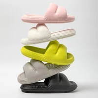 Summer Soft Shoes Cloud Slippers Indoor Mute Bathroom Anti-slip Slide Eva Beach Flip Flops Men Ladies Leisure Sandals - Image 2