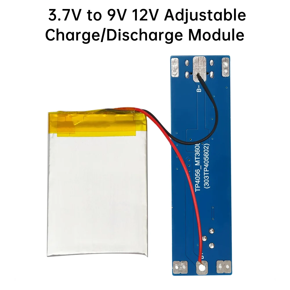 Versatile Type C Li-ion Battery Booster & Regulator Module (3.7V to 12V Adjustable)