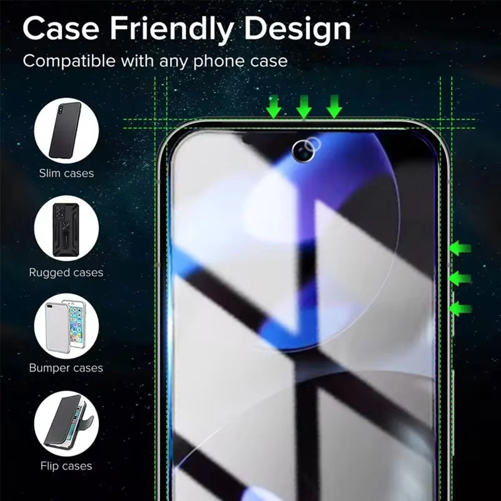 4-Pack Tempered Glass Screen Protectors - Premium Clear Protection Film