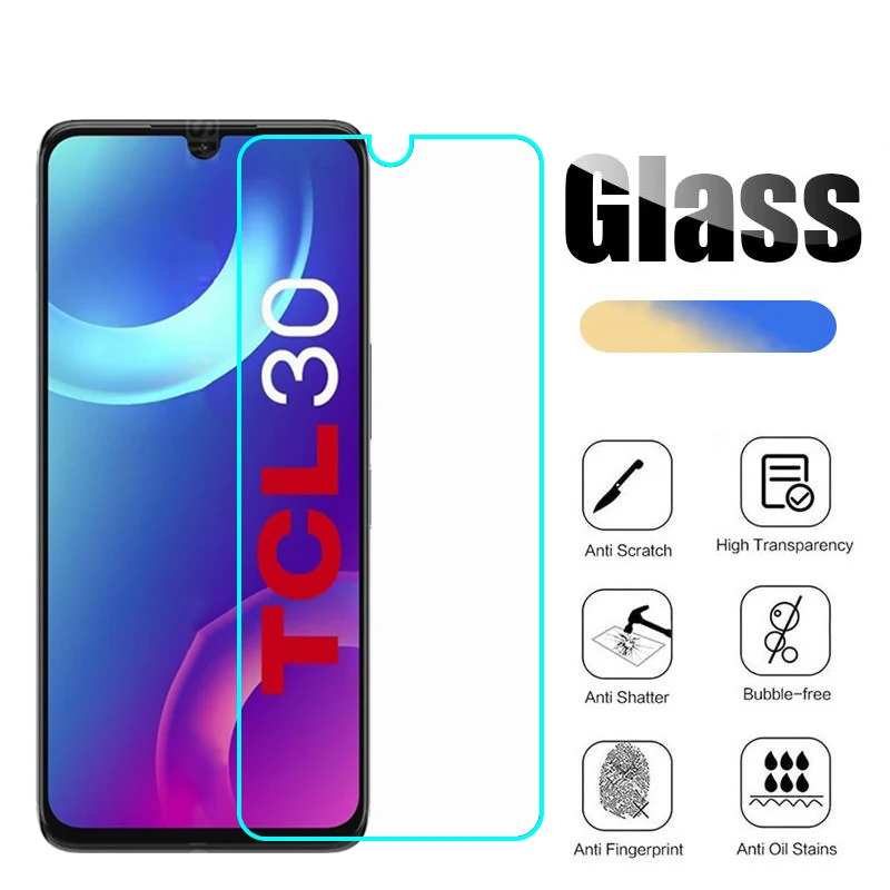Vetro Protettivo Per Tcl 30 Plus Vetro Temperato Per Tcl 30 5G Pellicola Proteggi Schermo Per Cristal Tcl 30 Le 30 Z Pellicola Per Smartphone