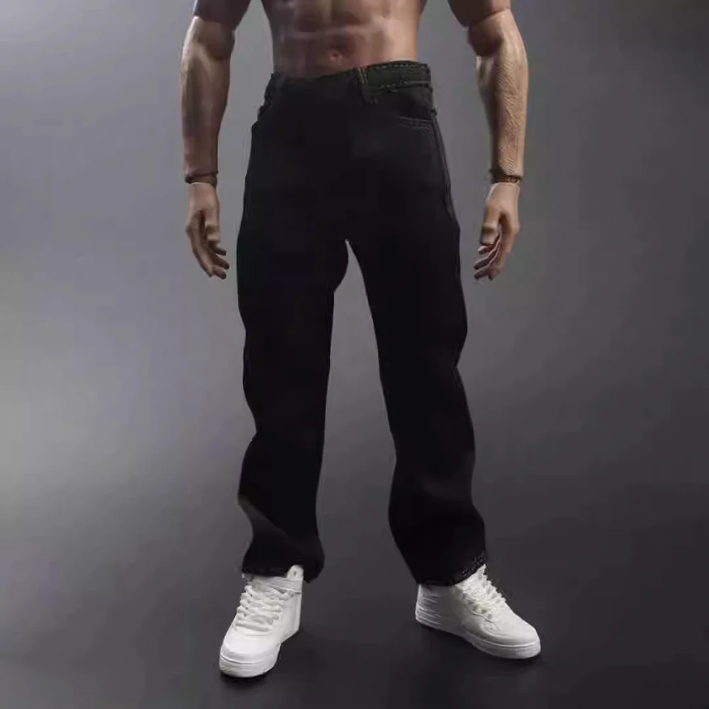 

Мужские джинсовые брюки 3ATOYS, модные джинсовые штаны без пояса, аксессуары для экшн-куклы 12 дюймов, BD001, B001, 1/6