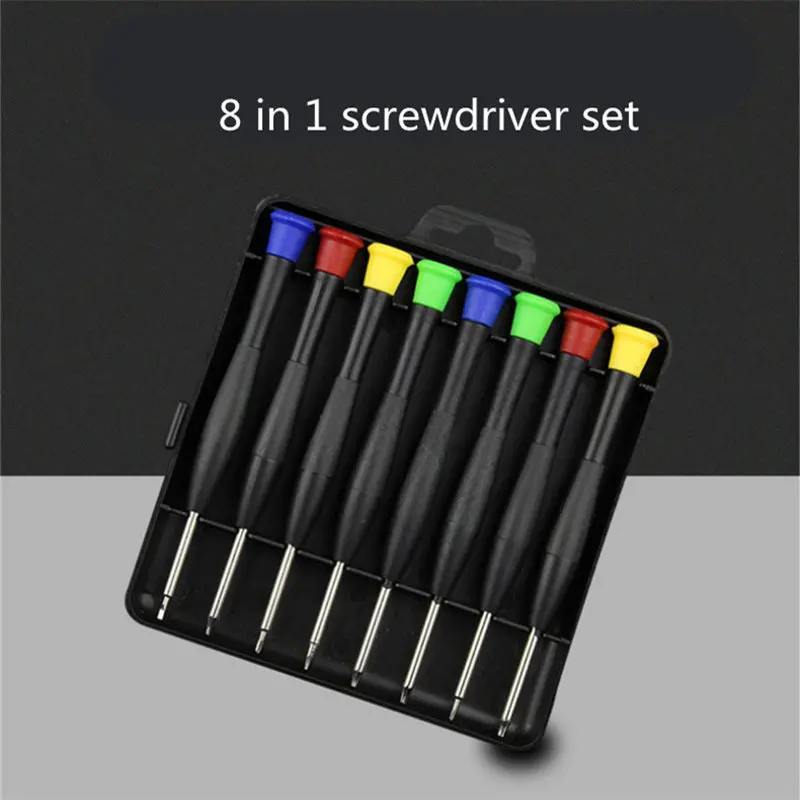 8-in-1-Multifunktions-Schraubendreher mit Box-Reparatur-Set zum Öffnen von Werkzeugen für iPhone, Samsung, Galaxy, DIY-Handy-Reparatur-Werkzeug-Set – Detail 3