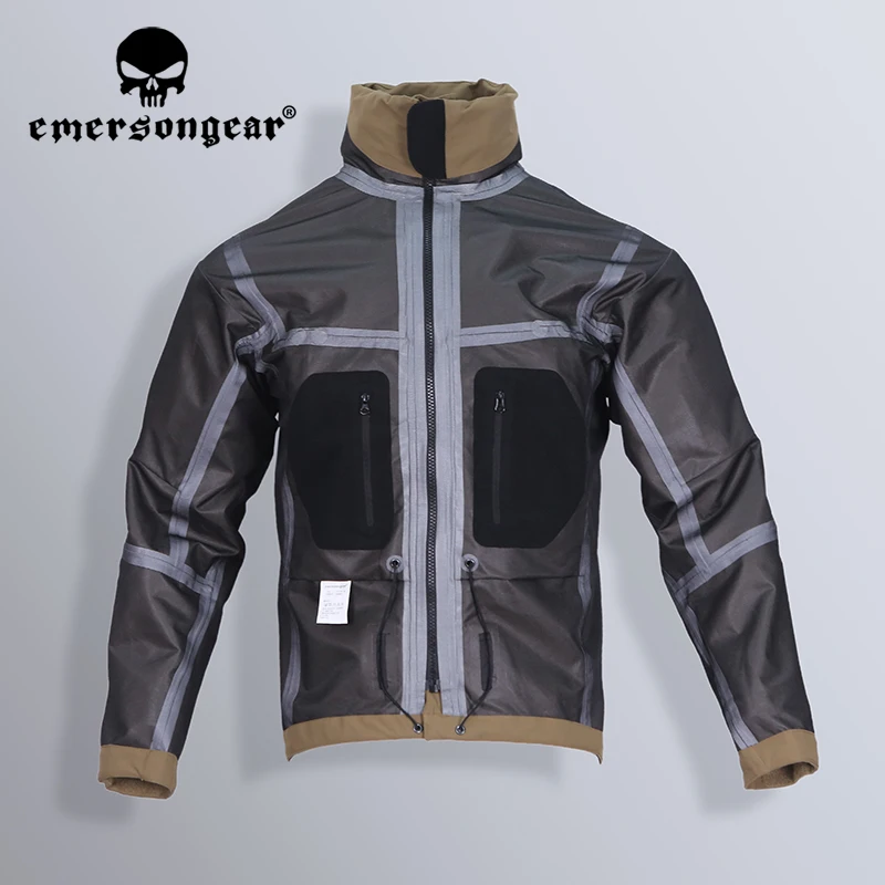 Emersongear Tactical Assault Suit Jacket Blue Lable Brambles Combat Coat Set Warmth Windproof Outdoor Cycling Hiking Camping