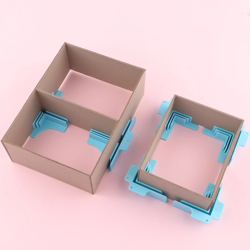 Corner Clamps 4pcs/set Creative Corner Divider Assembly Box Making T-shaped Guides 1/1.5/2/3mm Wide Chipboards