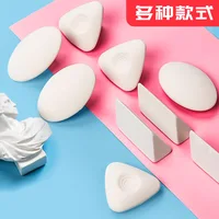 10Pcs Highlight Pencil Eraser White Rubber Soft Erasers Student Drawing Sketch Art Supplies Stationery 2