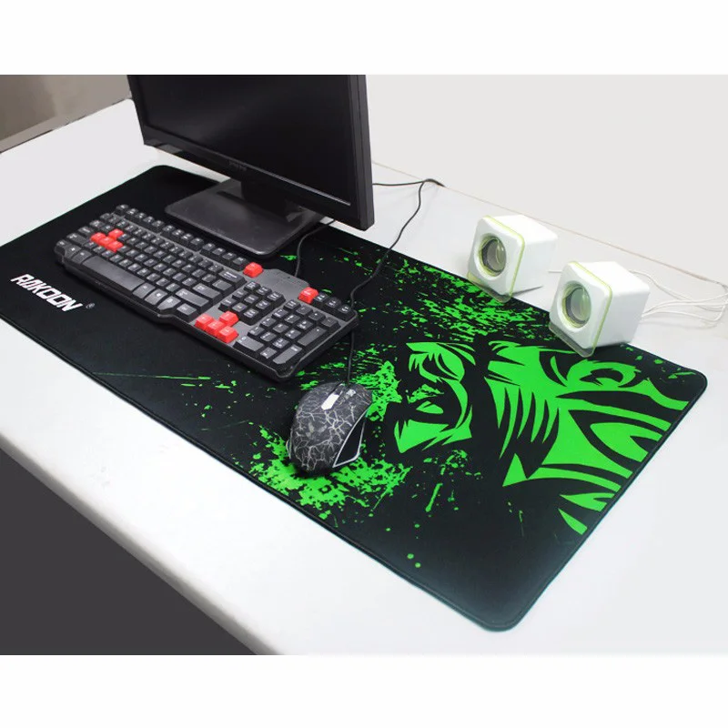 Large Size Gaming Mouse Pad Anti-slip Natural Rubber PC Computer Gamer Mousepad Desk Mat Locking Edge for CS GO LOL Dota