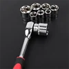 1pc 8MM 9MM 10MM 11 12 13 14 15 16 17 18 19 20 21 22 23 24 hexagon 1/2 short socket Wrench Head Sleeve Chrome vanadium alloy 4