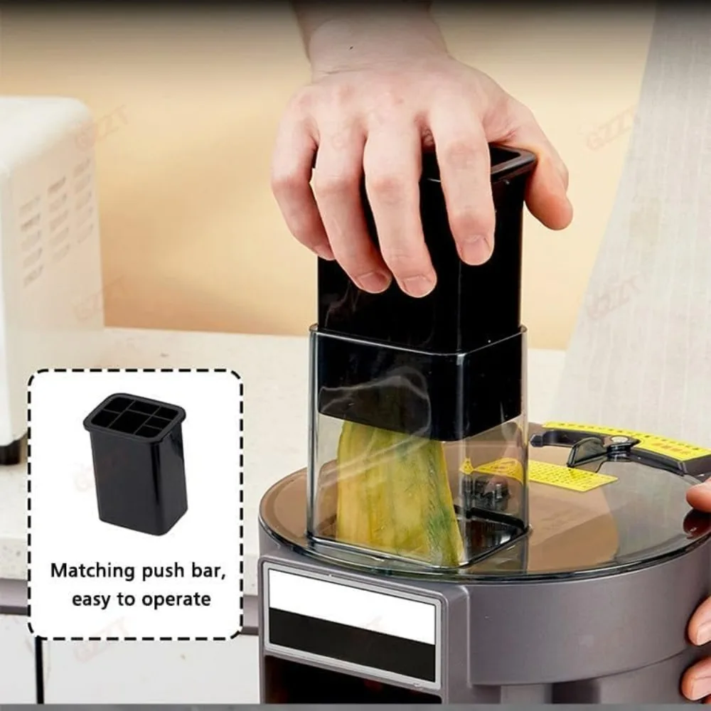 Multipurpose Electric Vegetable Slicer, Chopper, and Grater for Effortless Dicing and ShreddingNEW-