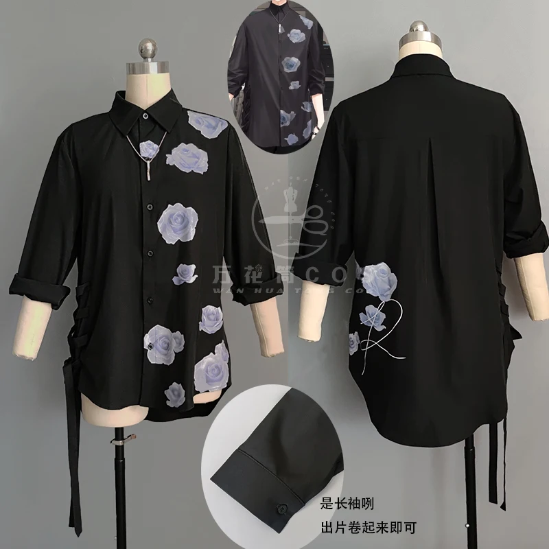 

Vtuber Nijisanji Knkn Kanae Cosplay Costume Daily Fashion Shirt Top Halloween Party Outfit For Men New