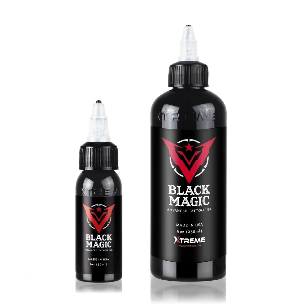1oz/8oz High Quality Black Tattoo Ink Professional Microblading Natural Permanent Easy Coloring For Body Art Tattoo Artist Ink