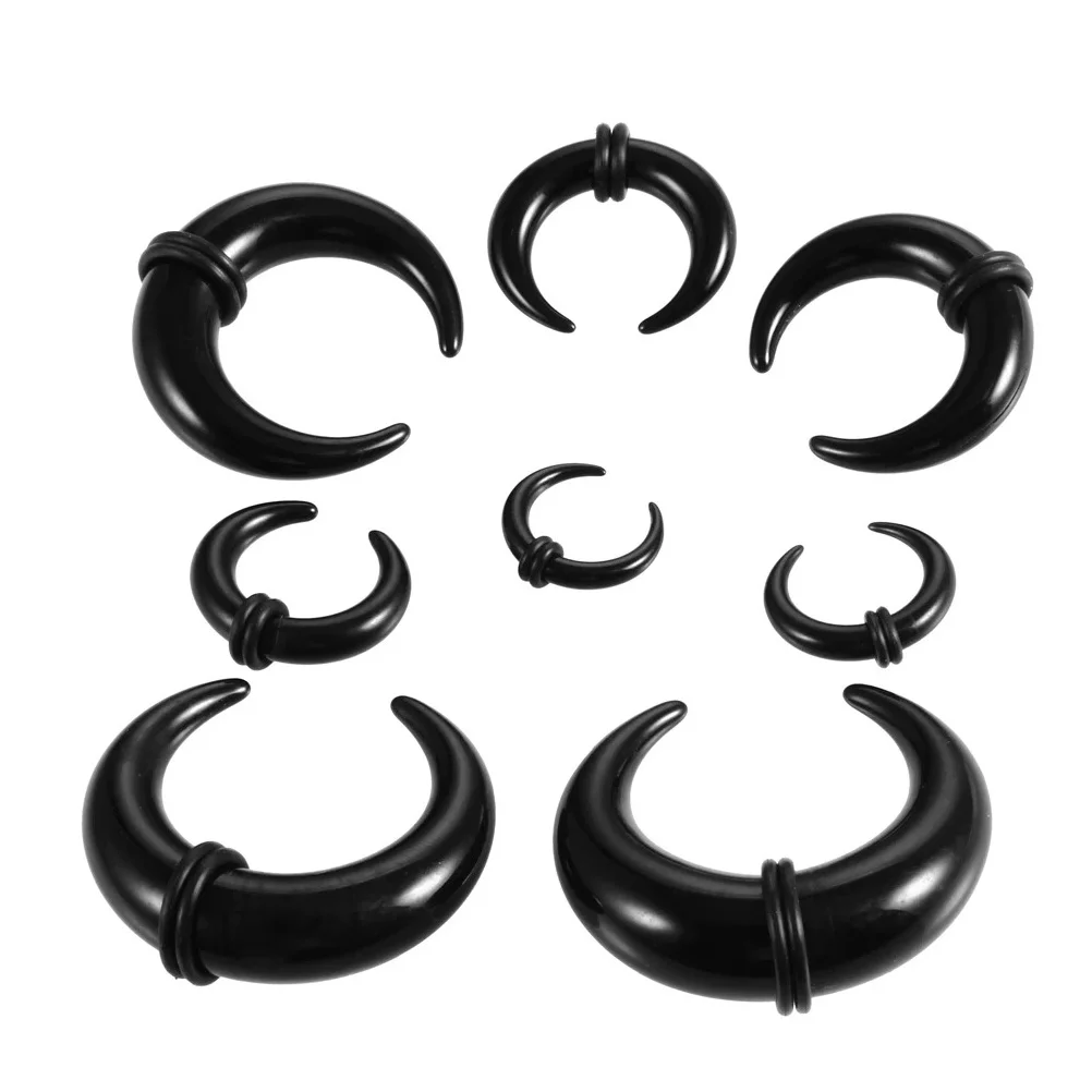 Ear Kit Stretching Gauge Jewelry Expander Septum Auricles Nose Plugs Acrylic Tunnels Auricle Spiral Set Body Taper Piercing kit