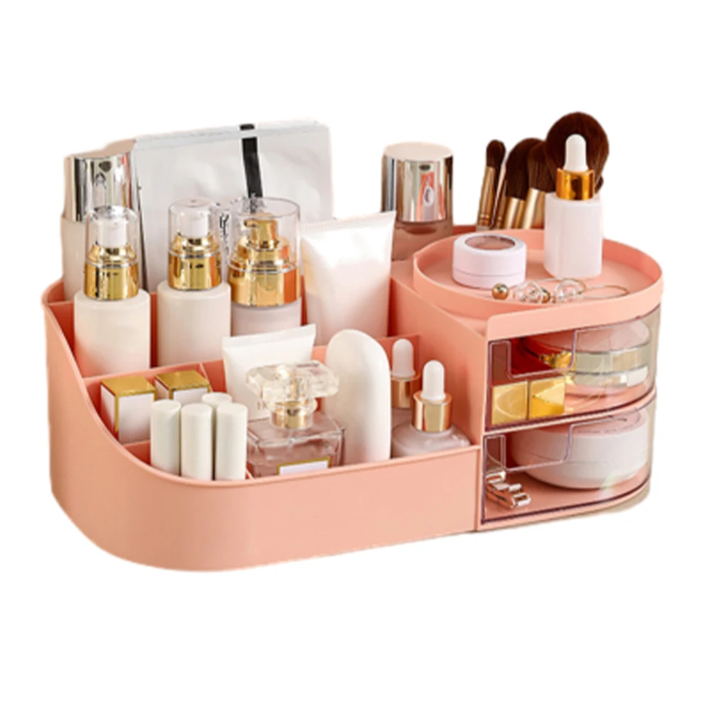 

1pc Premium Desktop Cosmetic Organizer Convenient And Stylish Storage Solution Home Storage Organization Accessories