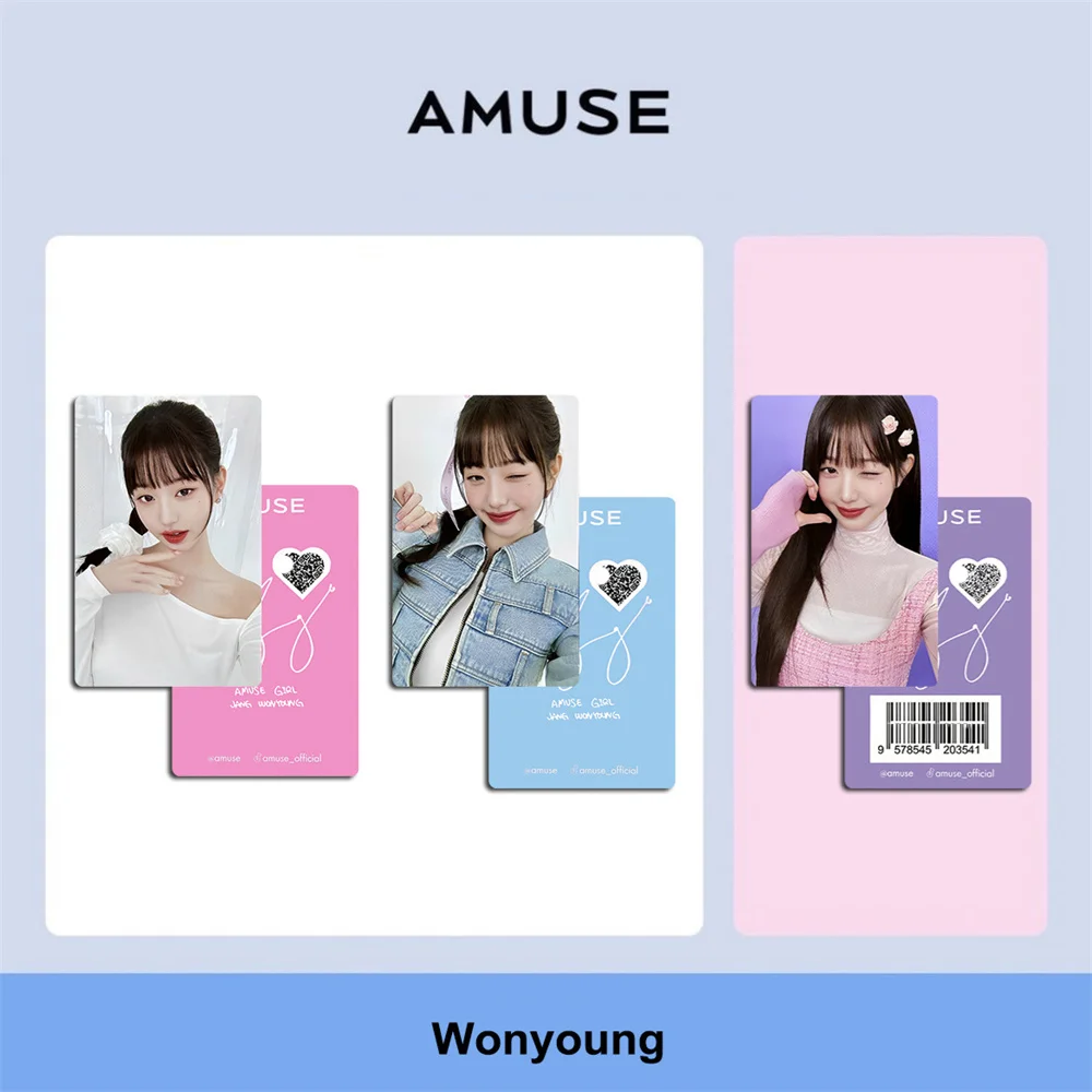

Kpop IVE Photocard Lomo Albums Card Wonyoung The Same Individual Postcard For Fans Collectible