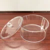 Acrylic Clear Round Storage Box Stackable Belt Rack Display Holder for Watch Jewelry Cosmetics Bracelets Rings Craft Toys Ties 6