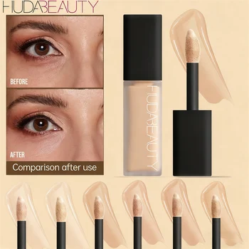 Huda Beauty Face Eye Concealer For Tears Freckles Dark Circles Corrector Acne Makeup Natural Skin Cream Base Makeup Cosmetics
