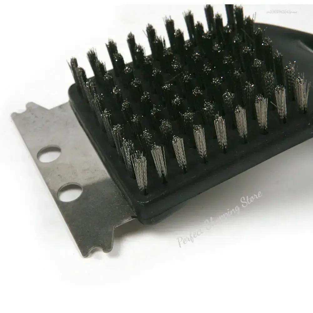 BBQ Cleaning Brush Barbecue Oven Grill Steel Scraper Brushes Household Kitchen Tools
