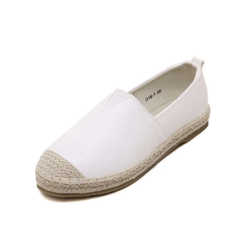 New Women Shoes Flats Fisherman Sneakers Ladies Casual Loafers Woman Low-cut Slip-on Plus Size Rome Retro Style High Quality