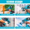 800ML Portable Electric Spray Gun Cordless Paint Sprayer HVLP Household Electric Paint Sprayer Compatible For Makita 18V Battery 3