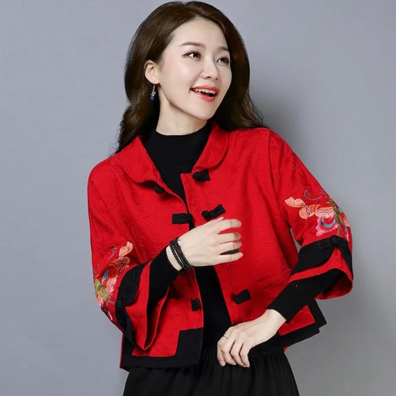 【COSYHARU】Pocket China Crop Jacket Pocket China Crop Jacket - COSYHARU | 60% - Asian Fashion