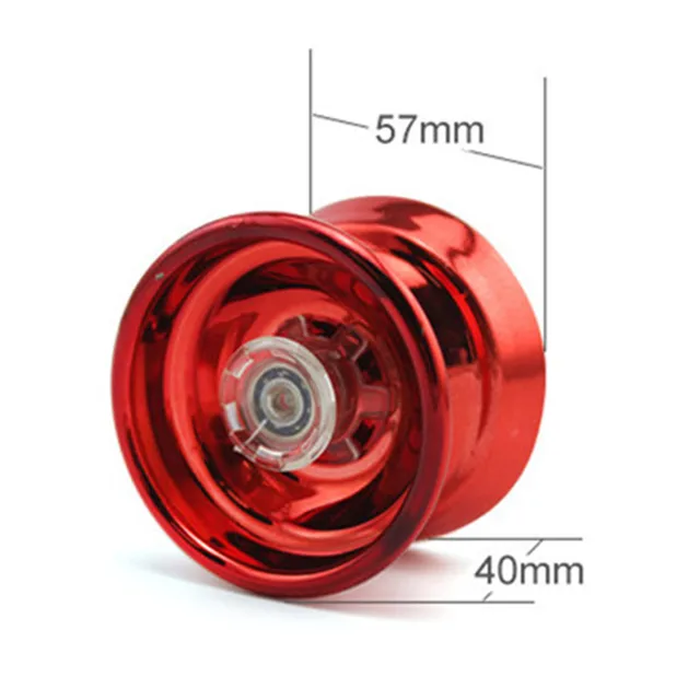 4 Colors Magic Yoyo Responsive High-speed Aluminum Alloy Yo-yo CNC Lathe with Spinning String for Boys Girls Kids Toys 4