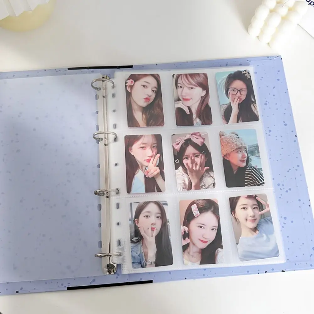 

Однотонная Обложка для фотокарточек A5 Kpop, коллекционная книга, 4 ячейки, 9 ячеек, Обложка для фотографий эдол А4, Обложка для книги, куртка с брызгами