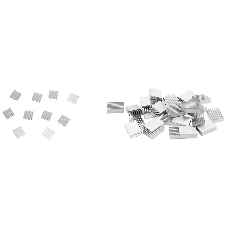 40 шт. алюминиевый радиатор для IC MOSFET SCR 10 20 мм X 6 и 30 x 14 |